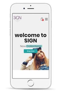 sign fashion iphone
